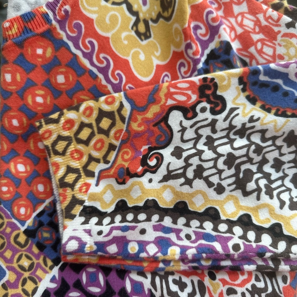 Harold's Multicolor Patchwork Button Down Cardiga… - image 8